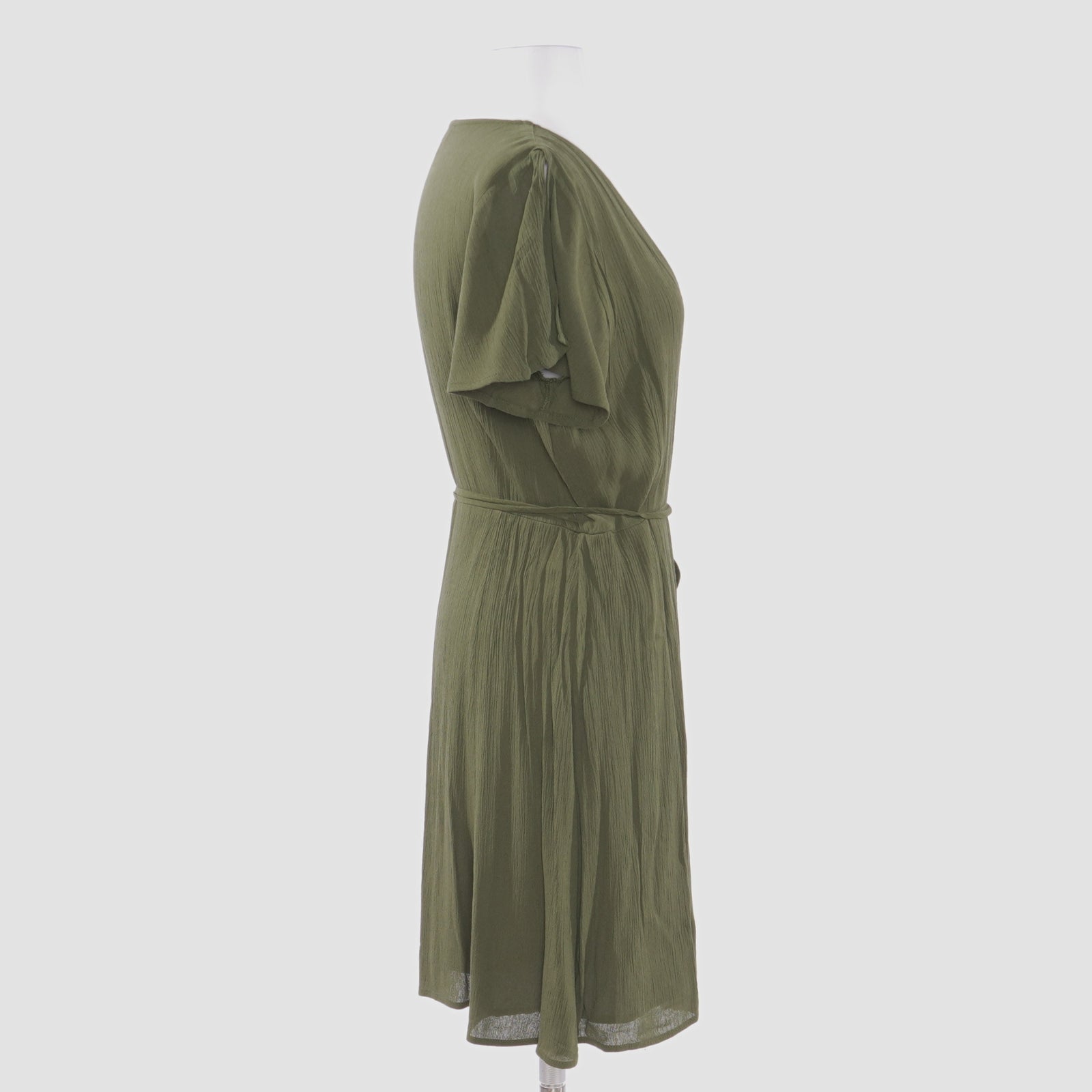 Harbor Point Olive Green Wrap Dress ...